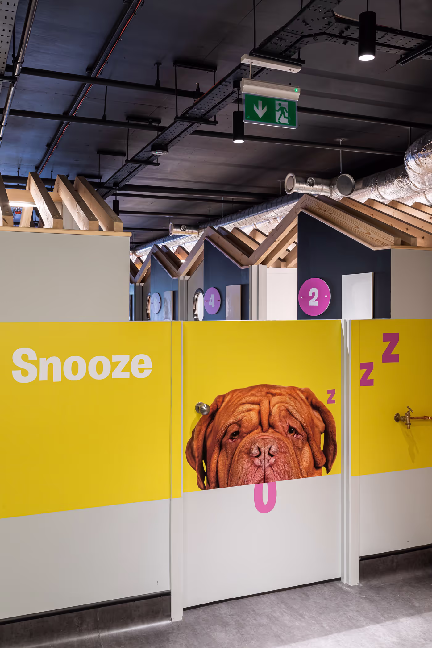 Urban Mutts Hotel sleep huts